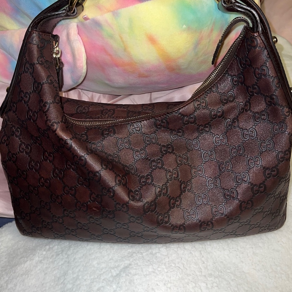 Gucci Guccissima Leather  Medium Horsebit Hobo